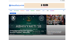 Desktop Screenshot of orissadiary.com
